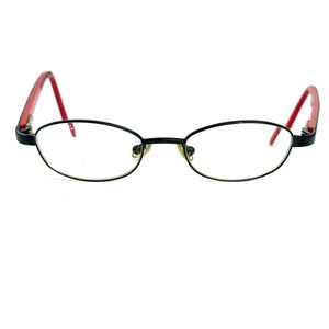 Nike 5553 027 Gunmetal Oval Eyeglasses Frames 51-16 135 Full Rim H19166